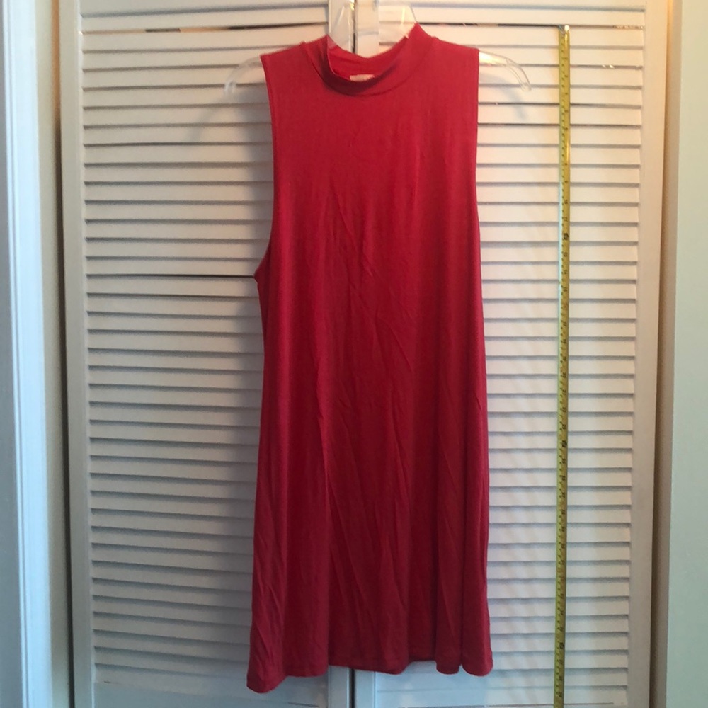 Orange casual dress